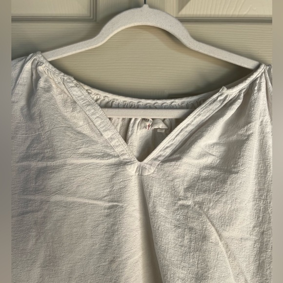 Anthropologie White Tiered Top - Picture 3 of 6